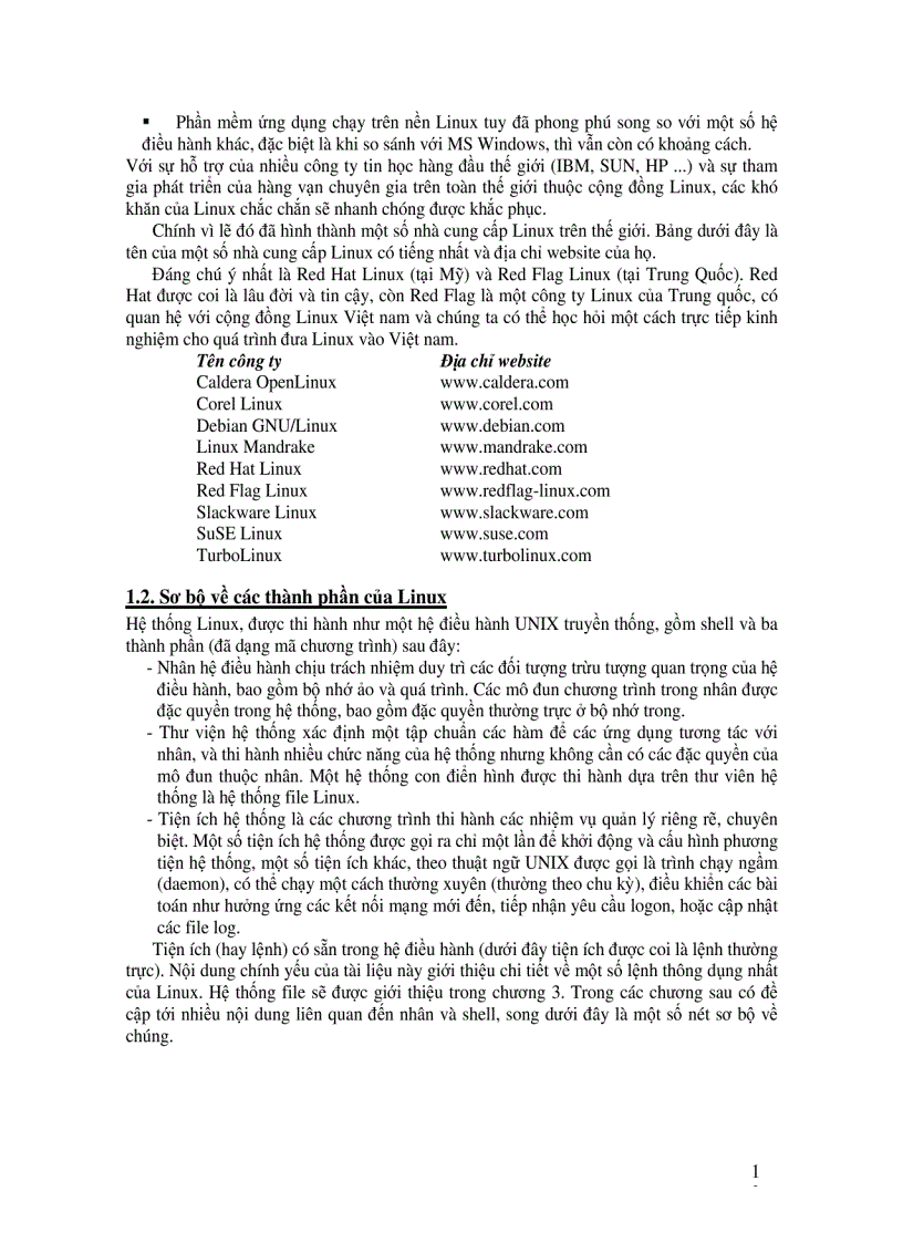 image for page Giáo trình Hệ điều hành Unix Linux Hà Quang Thụy