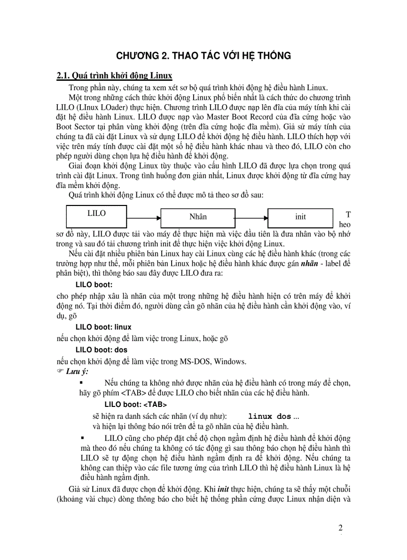 image for page Giáo trình Hệ điều hành Unix Linux Hà Quang Thụy