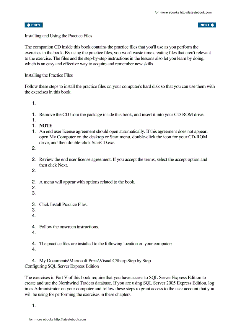 image for page Microsoft Visual C 2005 Step by Step