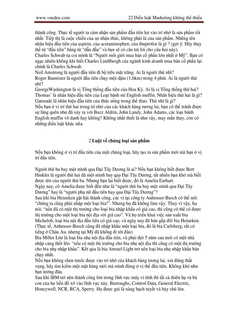 image for page Những quy luật bất biến trong Marketing