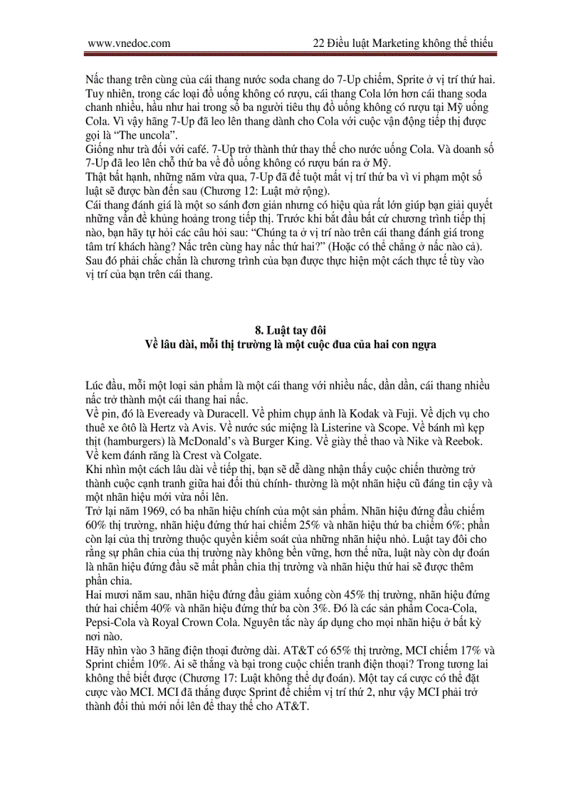 image for page Những quy luật bất biến trong Marketing