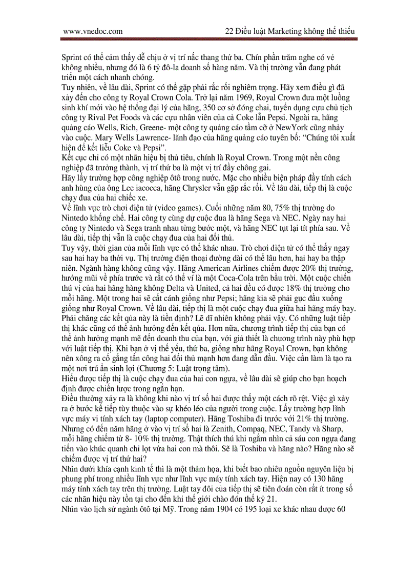 image for page Những quy luật bất biến trong Marketing