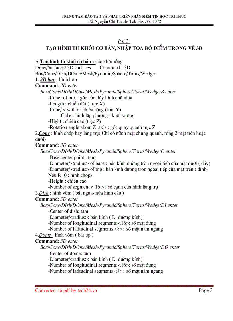 image for page Autocad 2007 3D