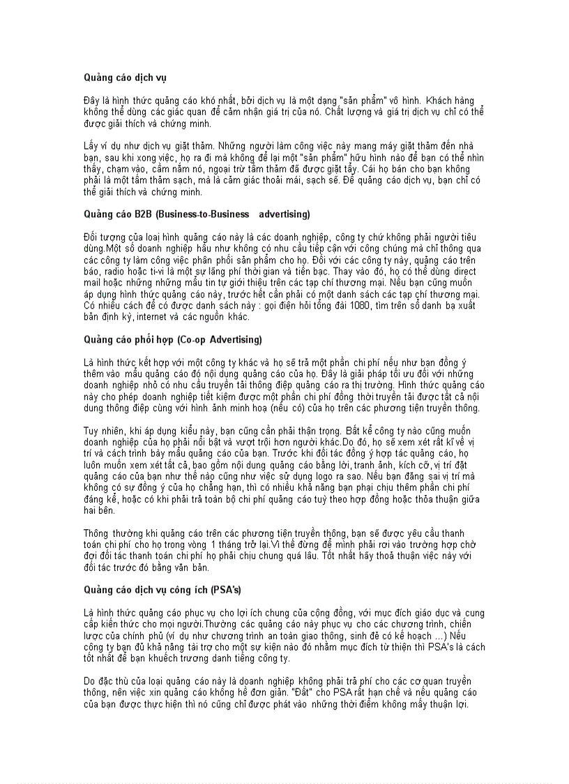 image for page 6 kiểu quảng cáo phổ biến