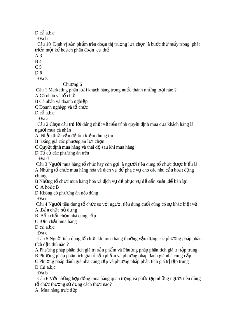 image for page Bộ đề Trắc Nghiệm Môn Marketing