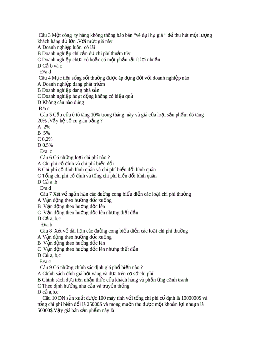 image for page Bộ đề Trắc Nghiệm Môn Marketing