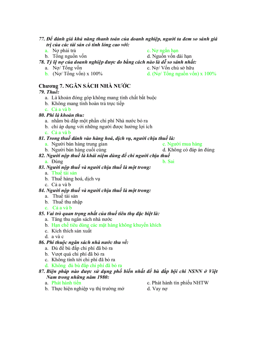 image for page Đề thi trắc nghiệm môn tài chính tiền tệ