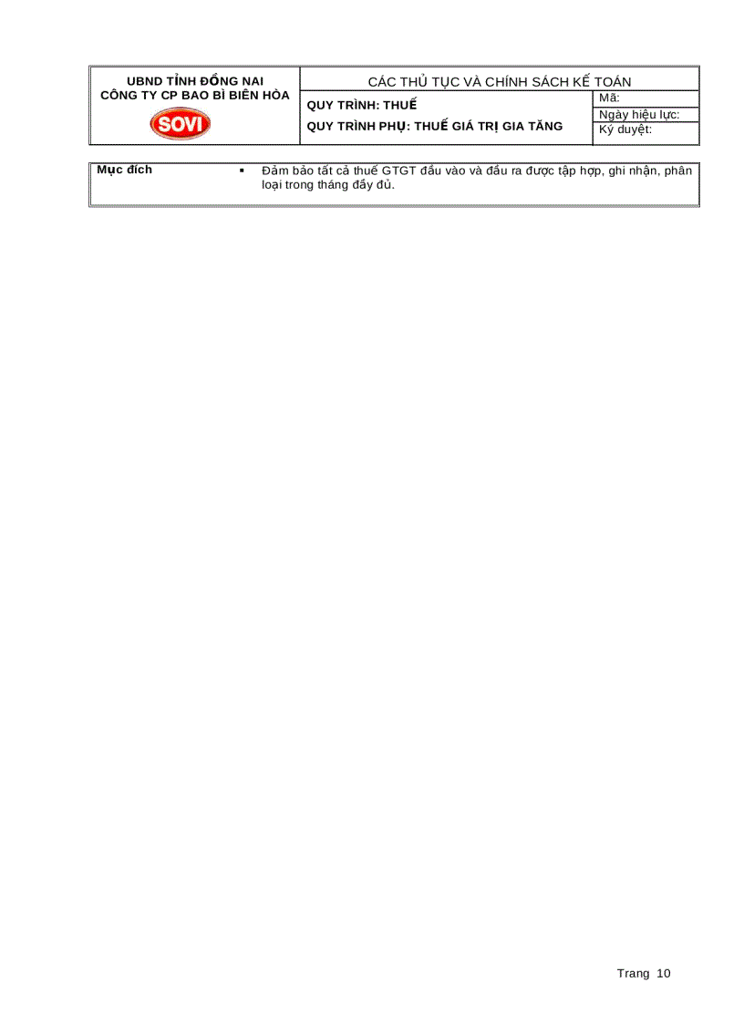 image for page Quy trình thuế và bài tập môn thuế