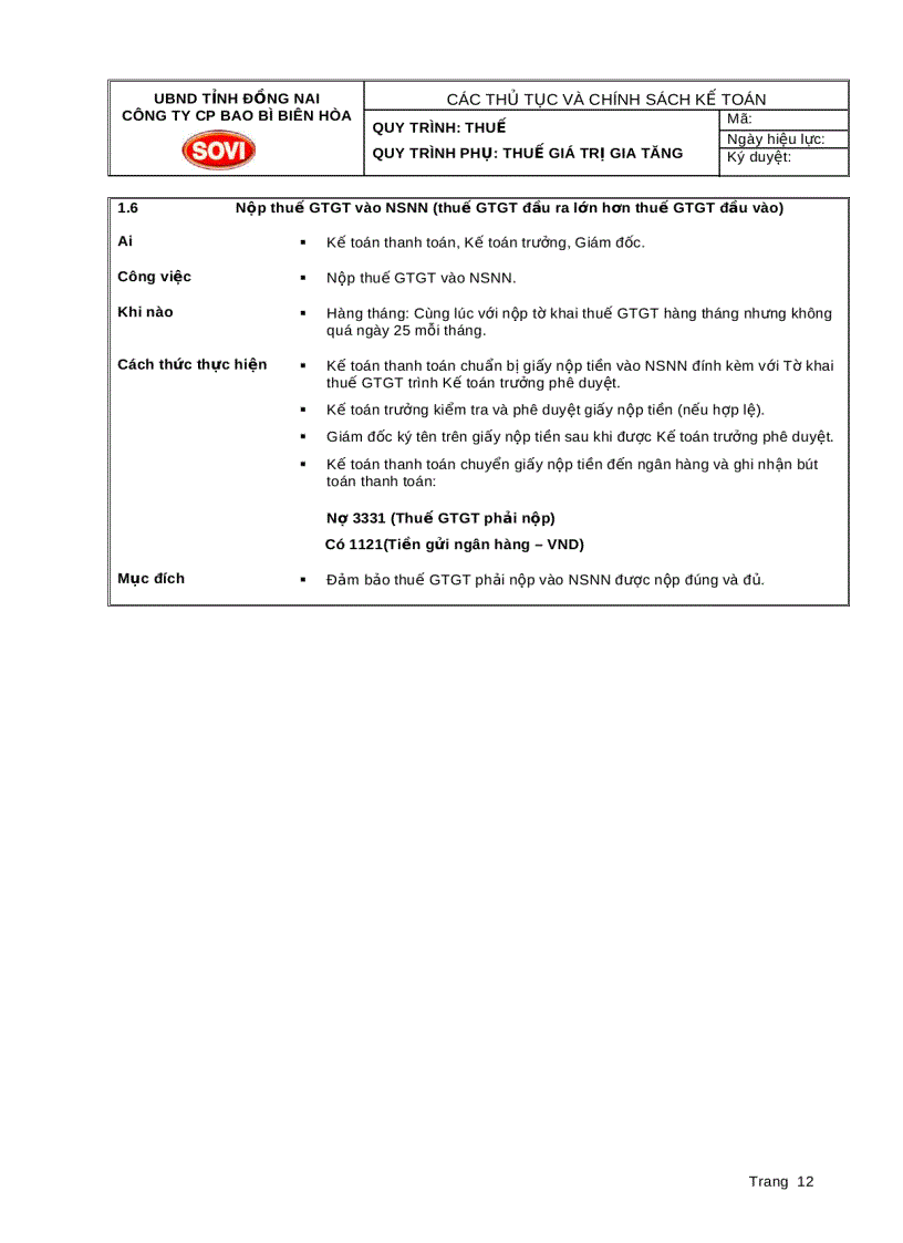 image for page Quy trình thuế và bài tập môn thuế