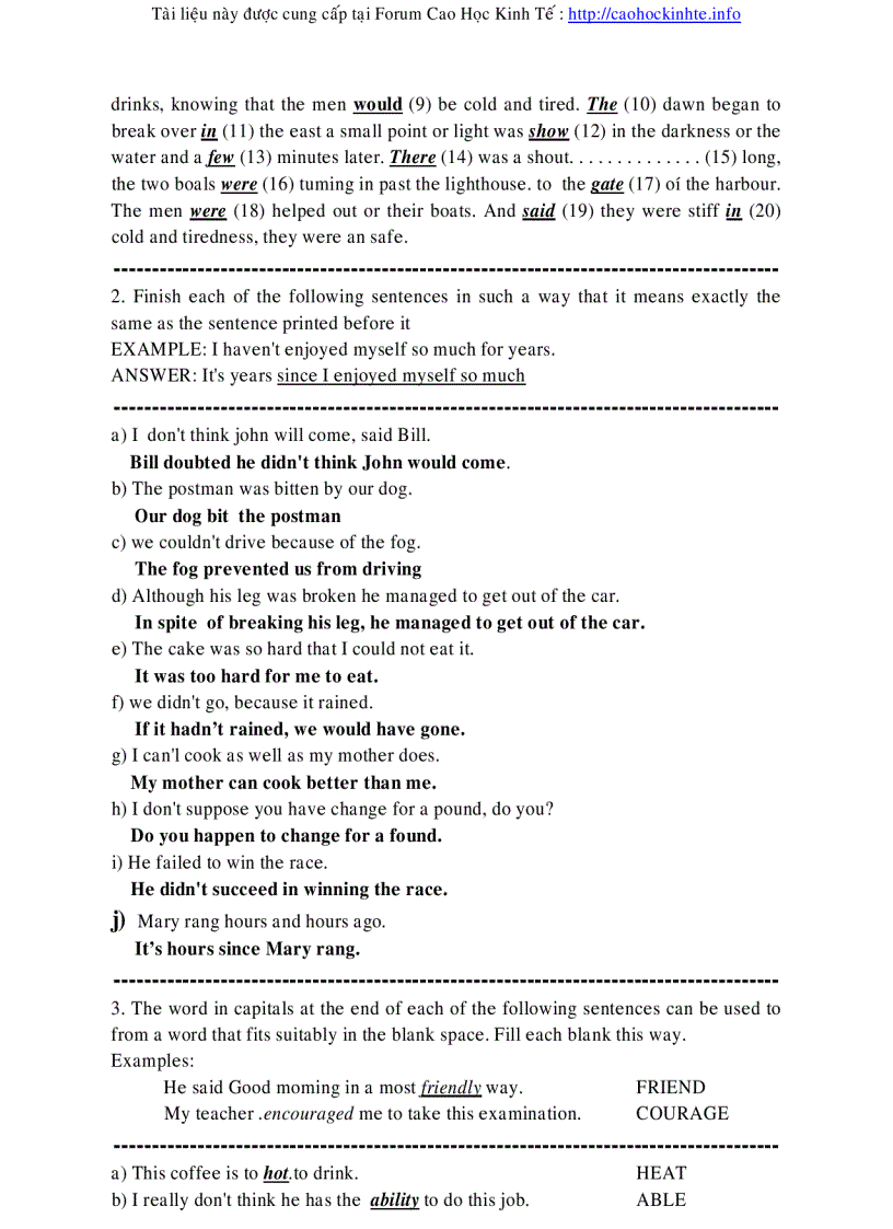 image for page Tổng hợp đề thi tiếng anh cao học 2009 1