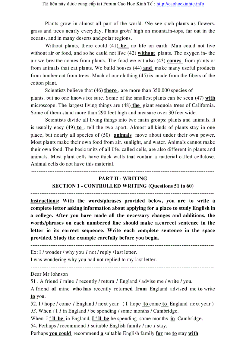 image for page Tổng hợp đề thi tiếng anh cao học 2009 2