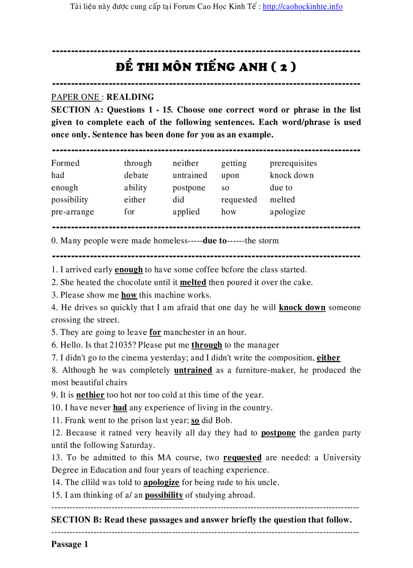 image for page Tổng hợp đề thi tiếng anh cao học 2009 tiếp