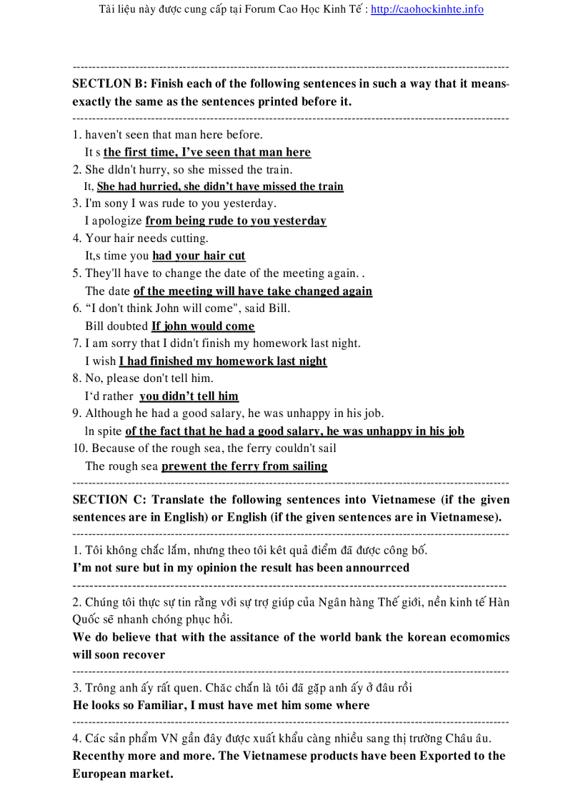 image for page Tổng hợp đề thi tiếng anh cao học 2009 tiếp