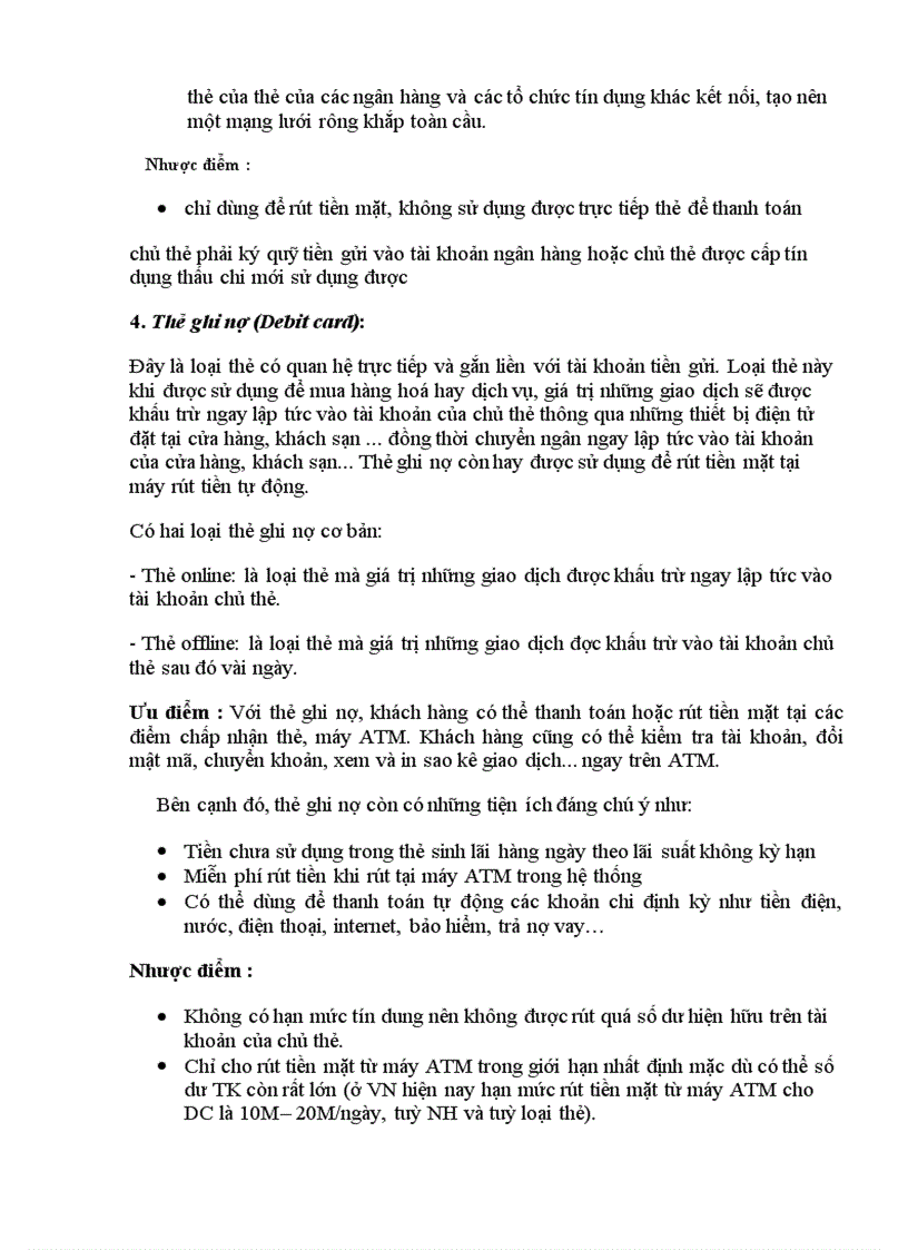 image for page Tổng quan về Thẻ Thanh Toán Slide Word Sv Học Viện Ngân Hàng