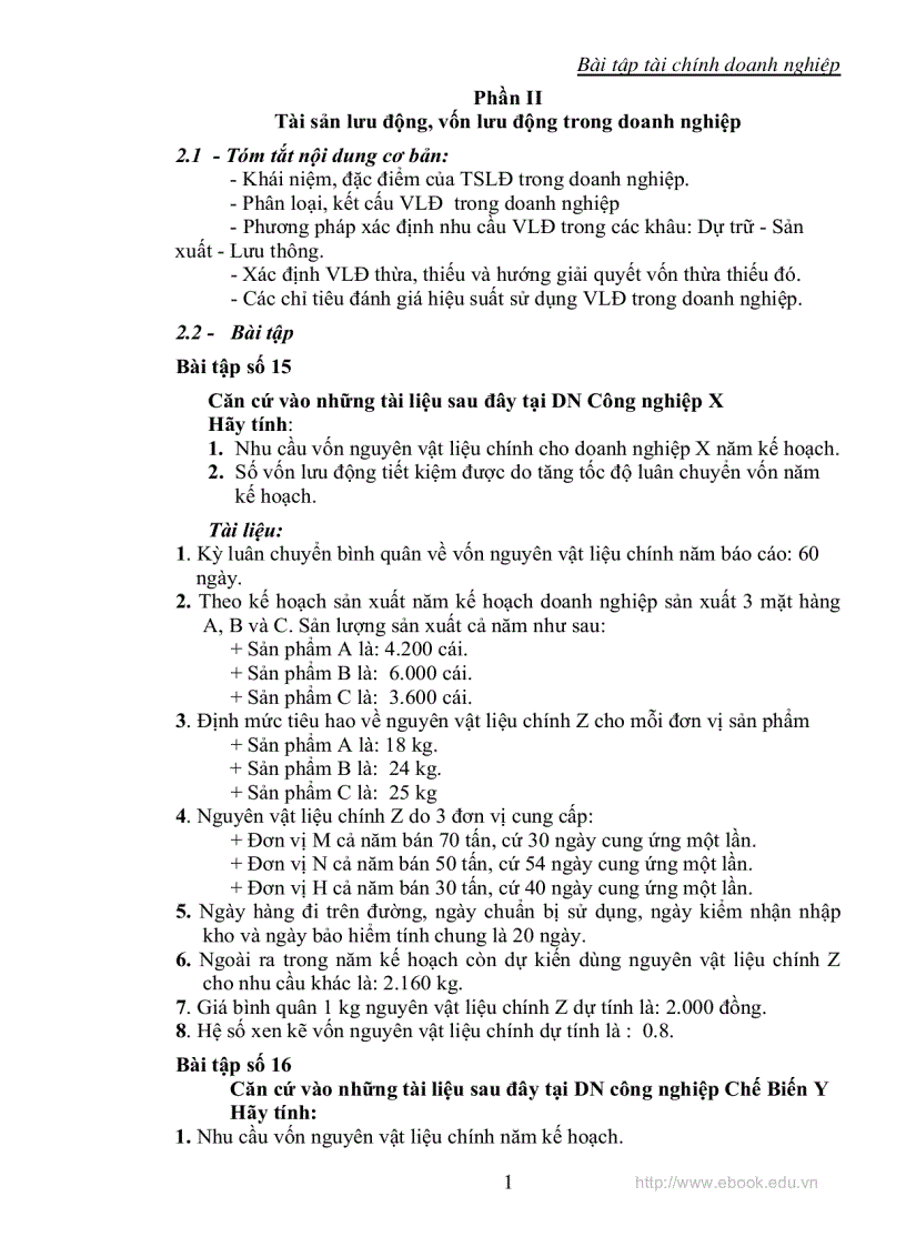 image for page Bài tập và bài giải kế toán tài chính doanh nghiệp