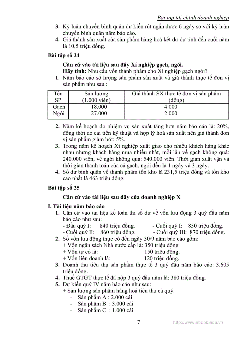 image for page Bài tập và bài giải kế toán tài chính doanh nghiệp
