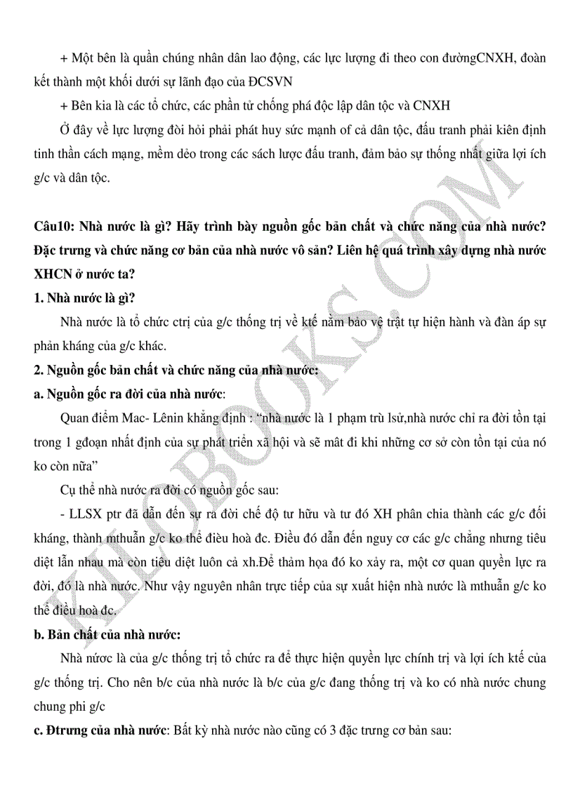 image for page Bộ đề cương ôn thi tốt nghiệp chính trị có đáp án