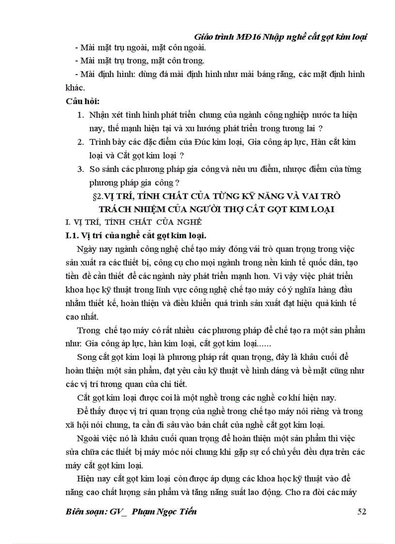 image for page Giáo trình nhập nghề CGKL