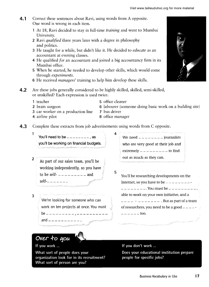 image for page Business Vocabulary in Use Bill Mascul