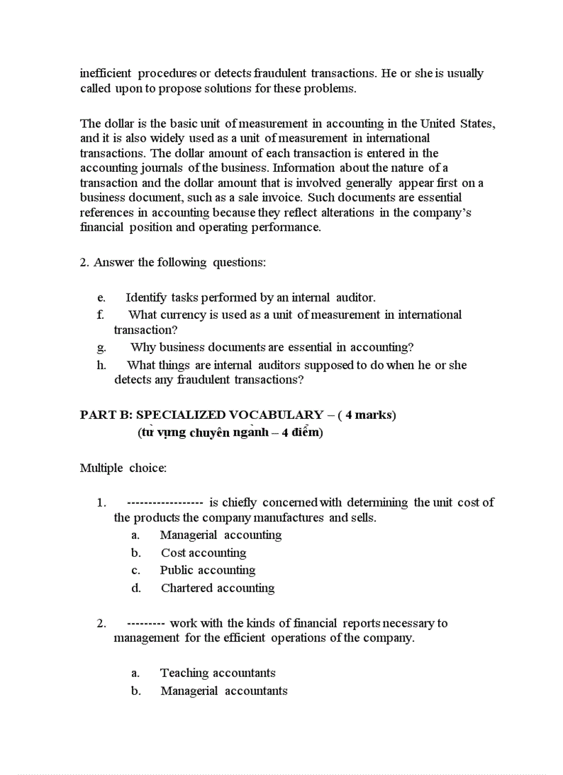 image for page Ngân hàng đề thi môn Specialized English