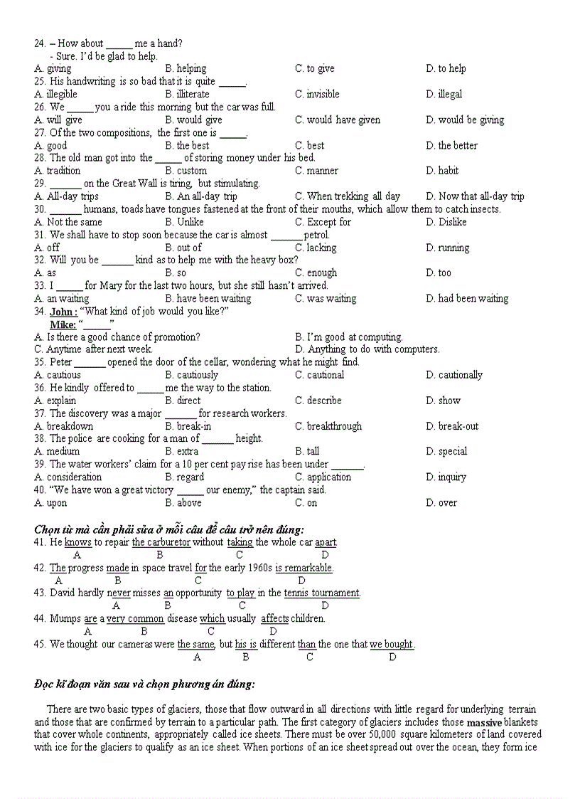 image for page Đề thi thử Tiếng Anh