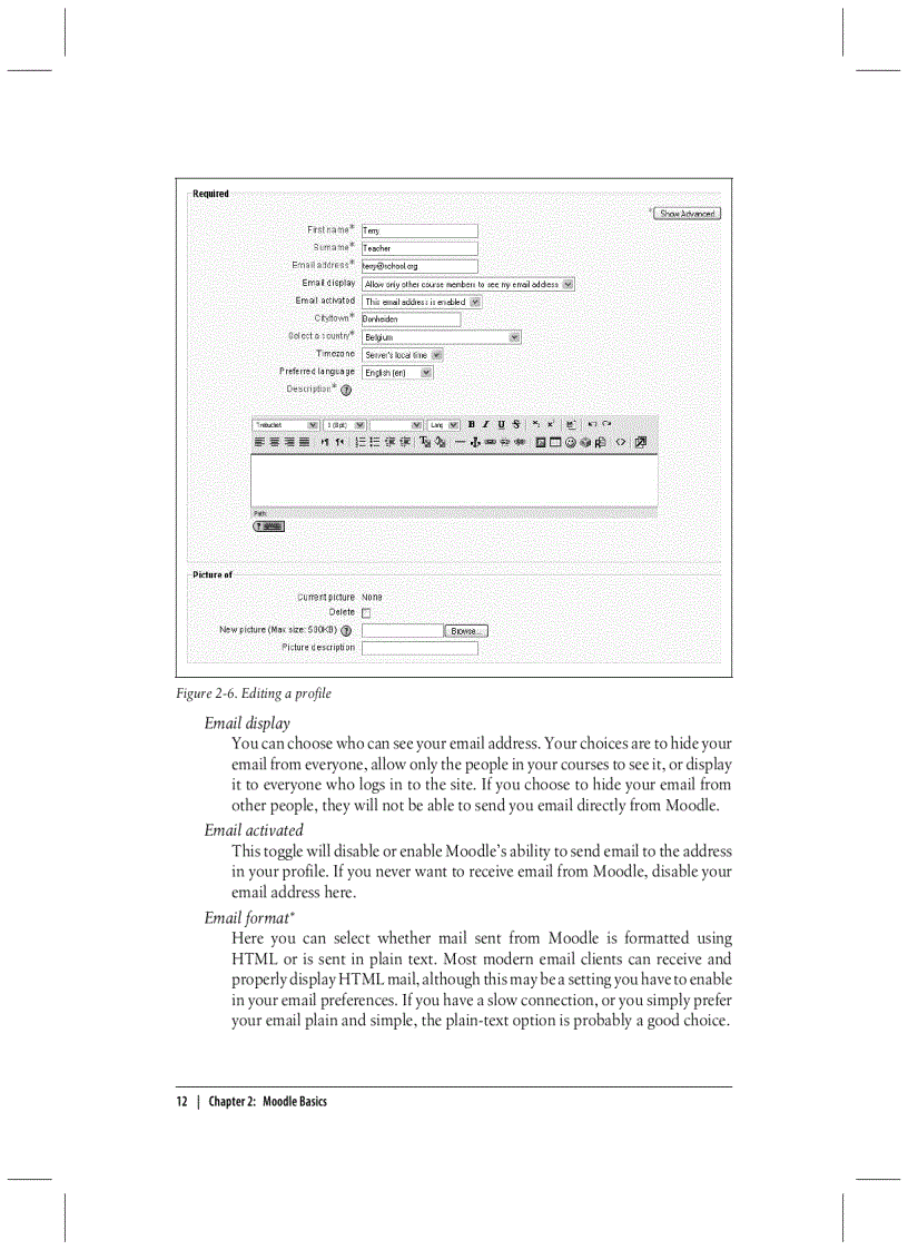 image for page Using moodle