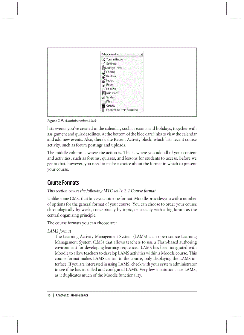 image for page Using moodle