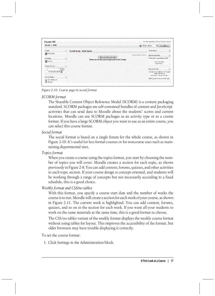 image for page Using moodle