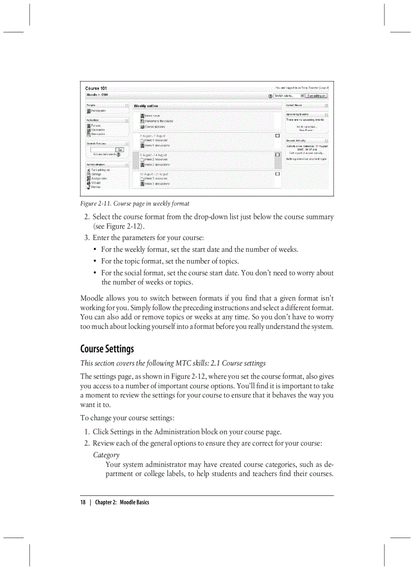 image for page Using moodle