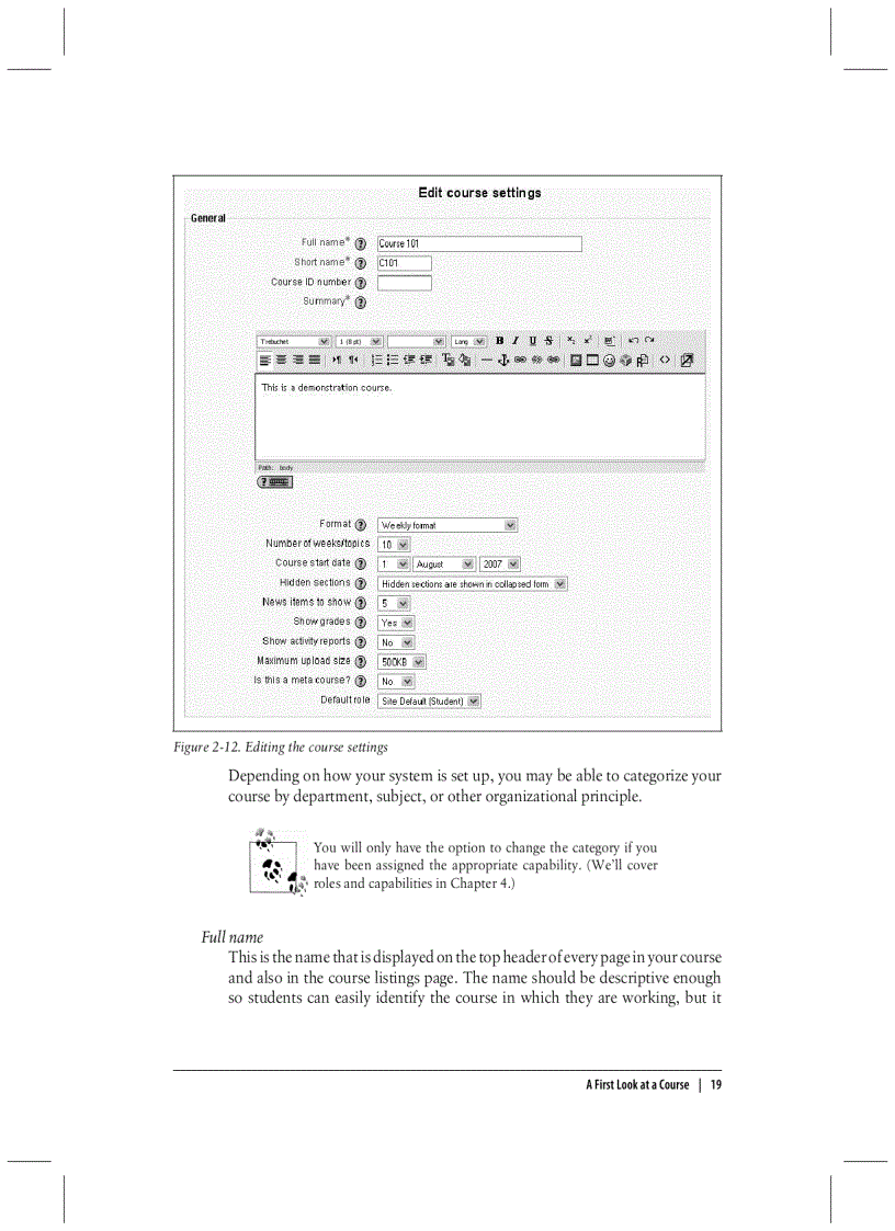 image for page Using moodle