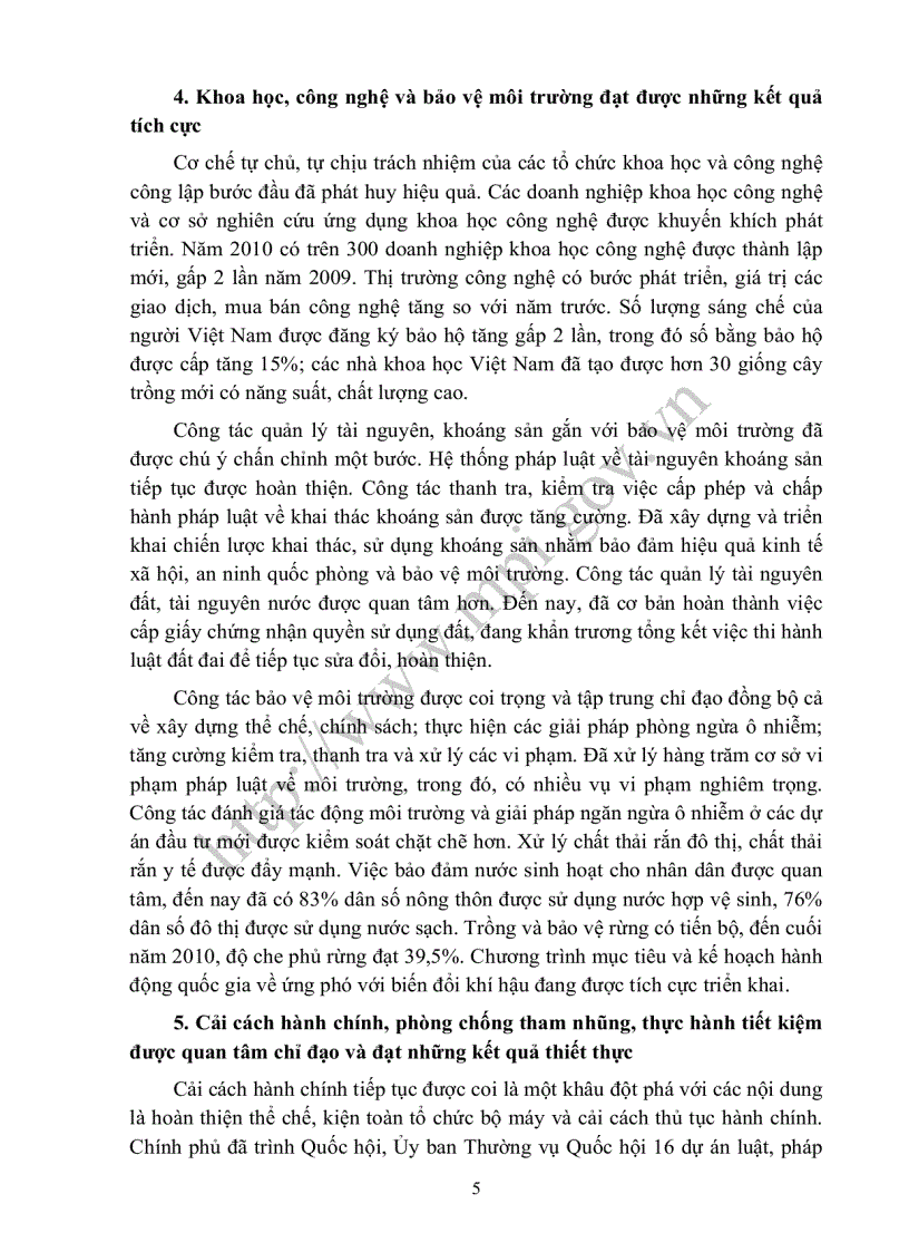 image for page Tổng quan tình hình kinh tế vĩ mô năm 2010 và định hướng cho năm 2011