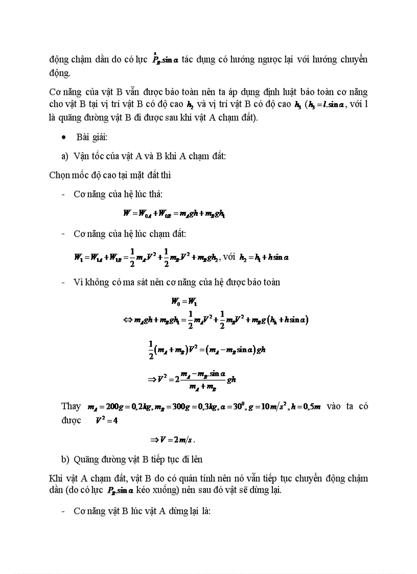 image for page Giải bài tập bằng phương pháp bảo toàn