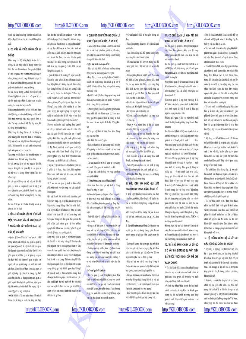 image for page Tài liệu ôn thi Quản lý nhà nước về kinh tế