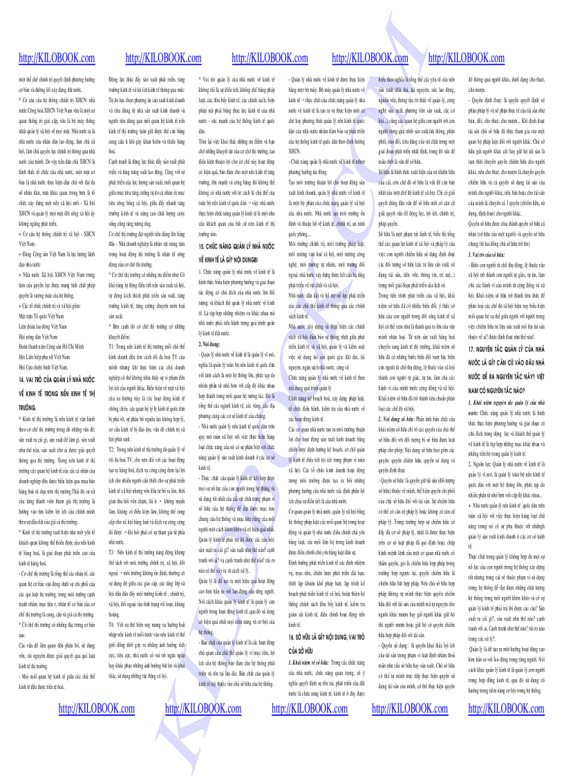 image for page Tài liệu ôn thi Quản lý nhà nước về kinh tế