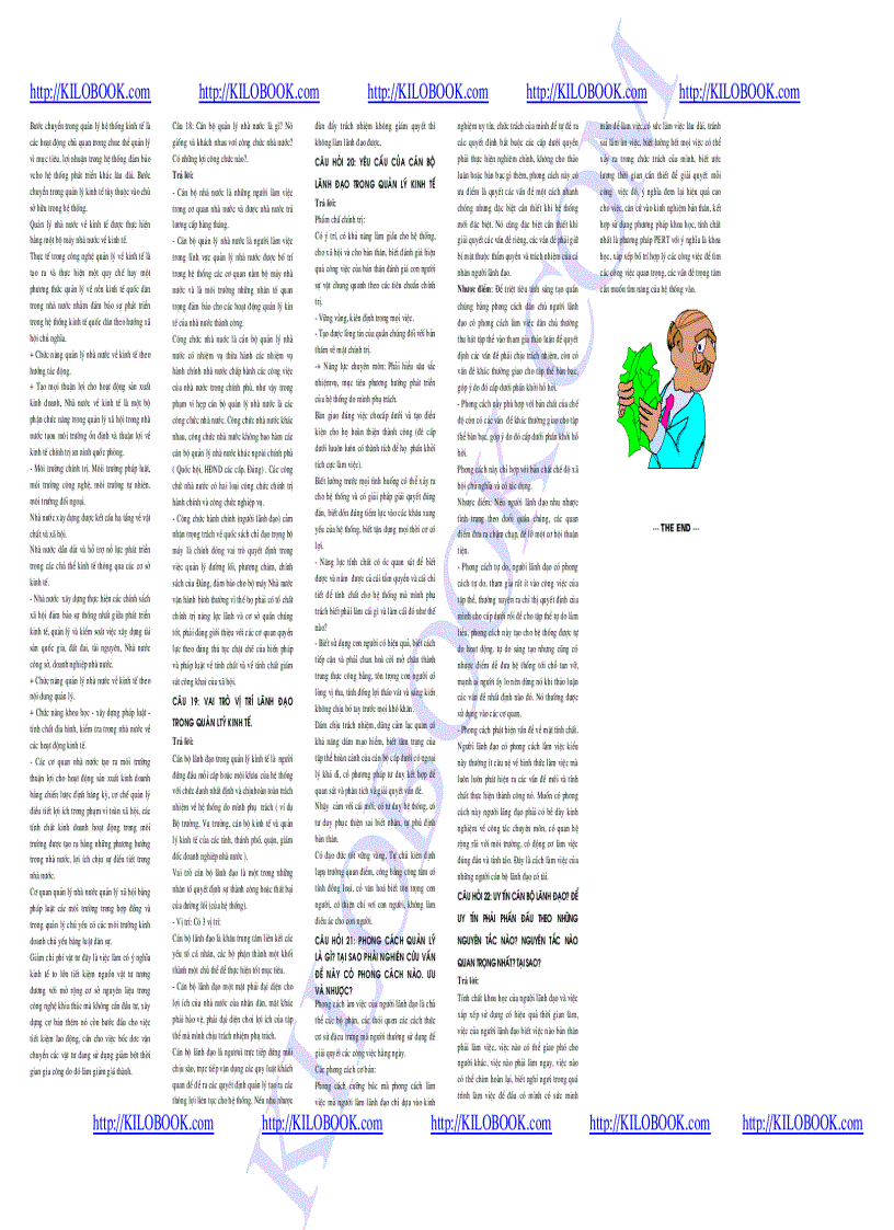 image for page Tài liệu ôn thi Quản lý nhà nước về kinh tế