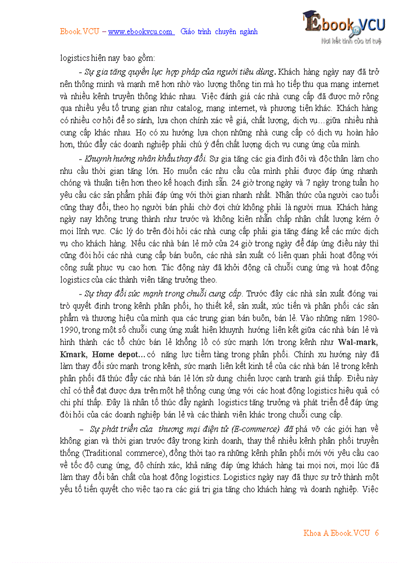 image for page Giáo trình quản trị Logistics kinh doanh