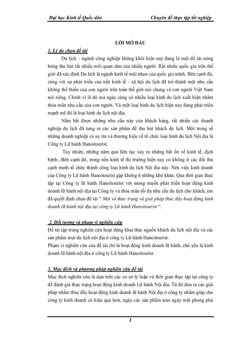image for page Một số thực trạng và giải pháp thúc đẩy hoạt động kinh doanh lữ hành nội địa tại công ty Lữ hành Hanoitourist