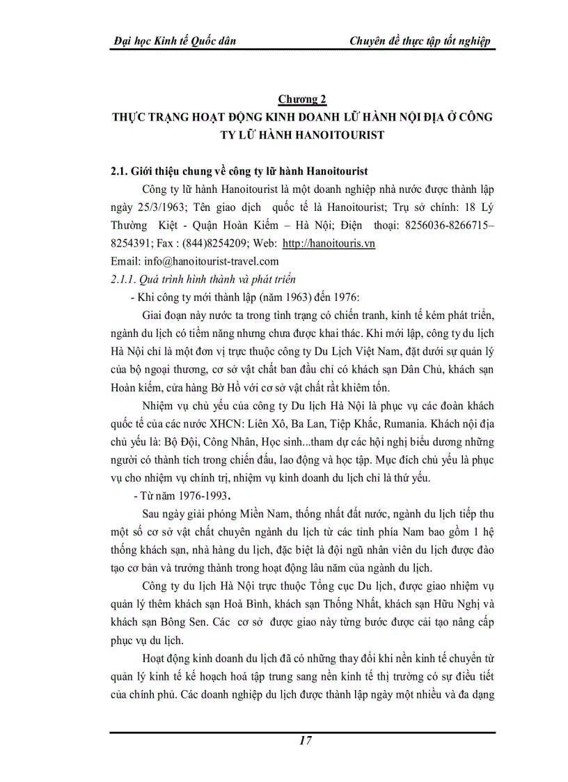image for page Một số thực trạng và giải pháp thúc đẩy hoạt động kinh doanh lữ hành nội địa tại công ty Lữ hành Hanoitourist
