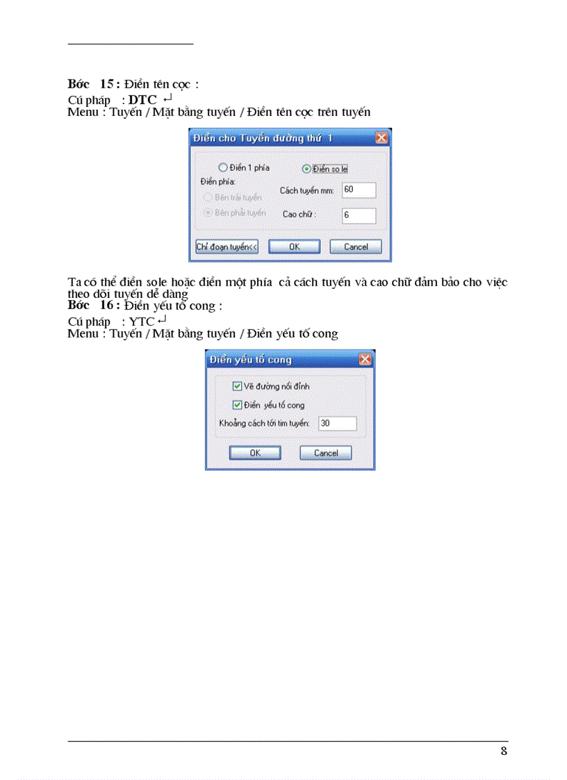 image for page Hướng dẫn các bước thiết kế đường bằng NOVA