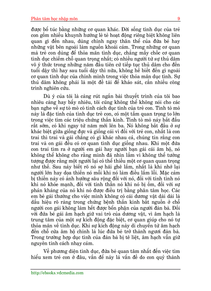 image for page Phân Tâm học nhập môn phần 3