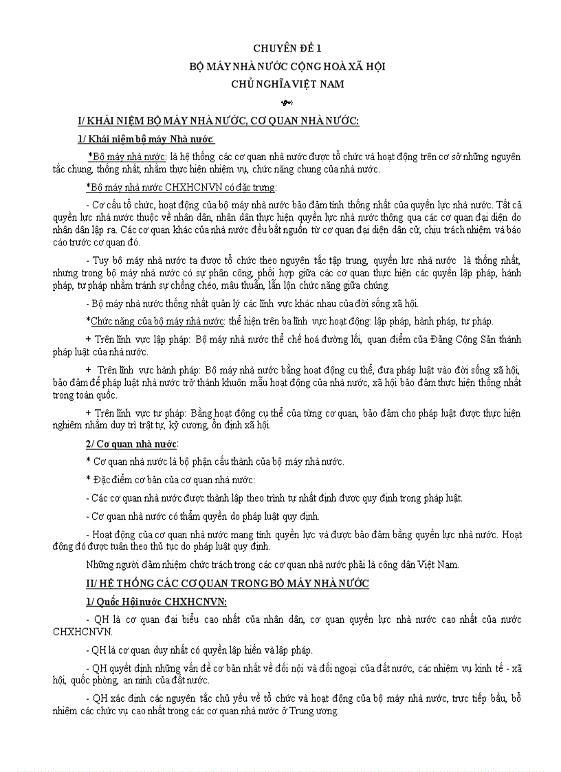 image for page Tài liệu ôn thi công chức Quản lý nhà nước