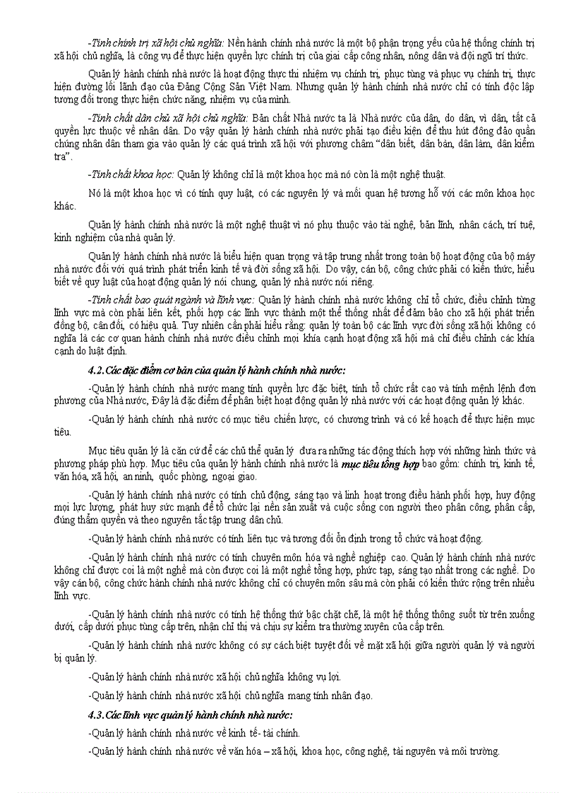 image for page Tài liệu ôn thi công chức Quản lý nhà nước