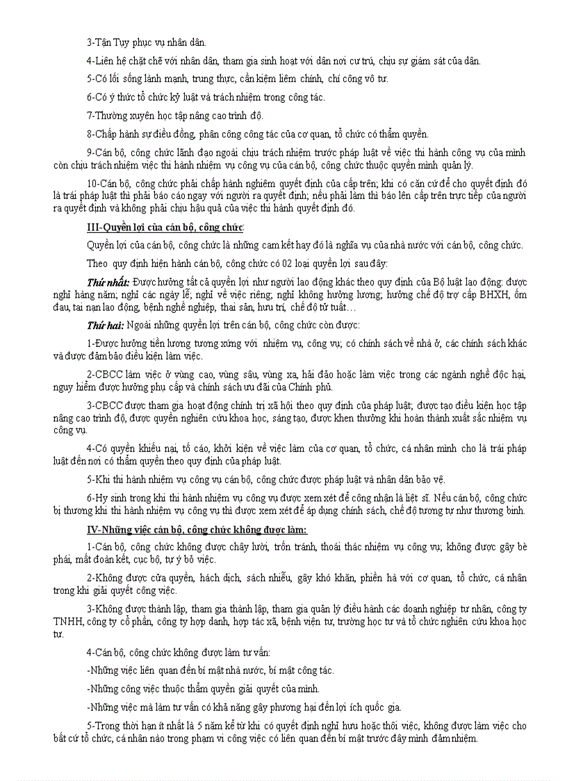 image for page Tài liệu ôn thi công chức Quản lý nhà nước