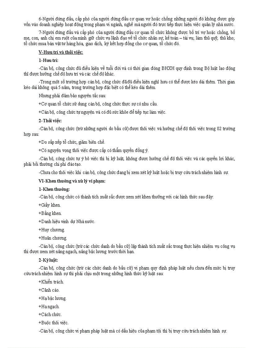 image for page Tài liệu ôn thi công chức Quản lý nhà nước