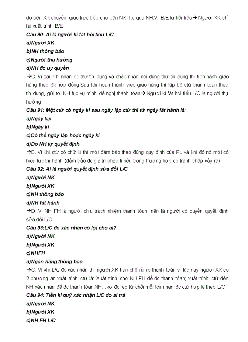 image for page Đề thi trắc nghiệm thanh toán quốc tế có đáp án