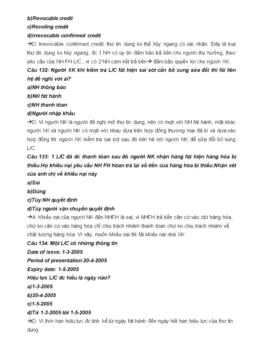 image for page Đề thi trắc nghiệm thanh toán quốc tế có đáp án