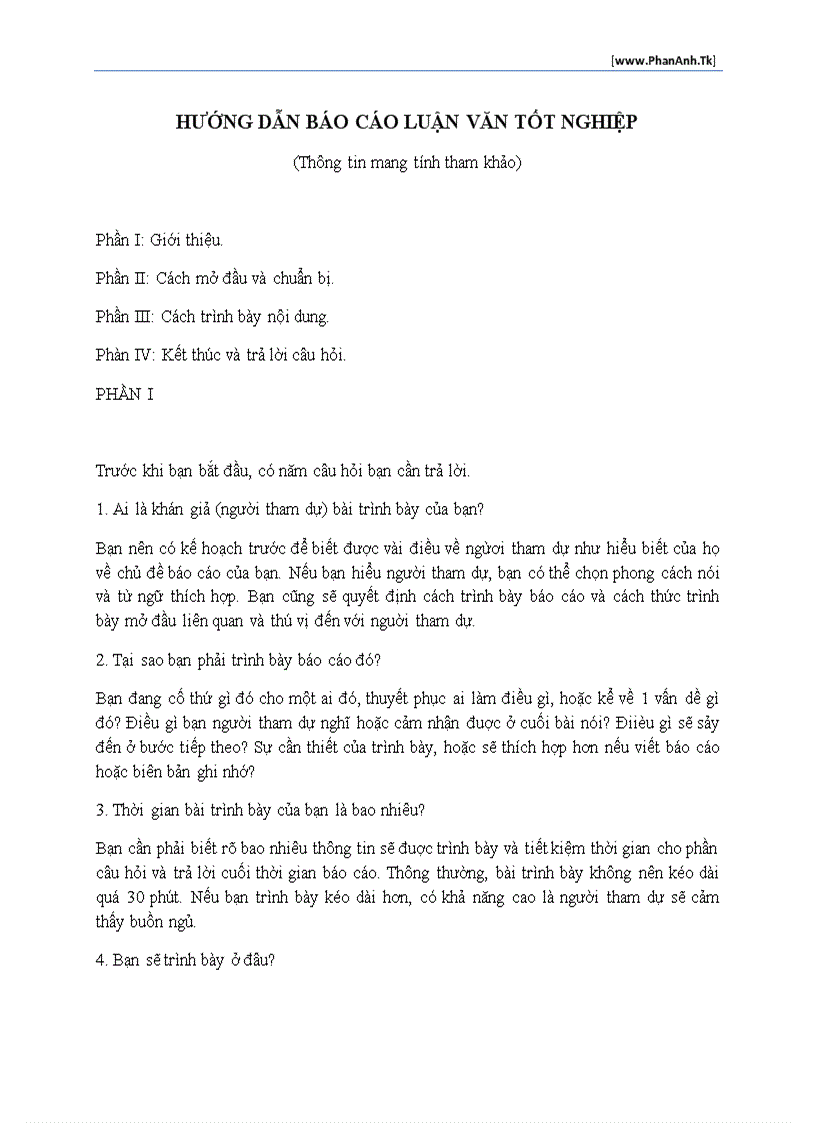 image for page Hướng dẫn báo cáo luận văn tốt nghiệp