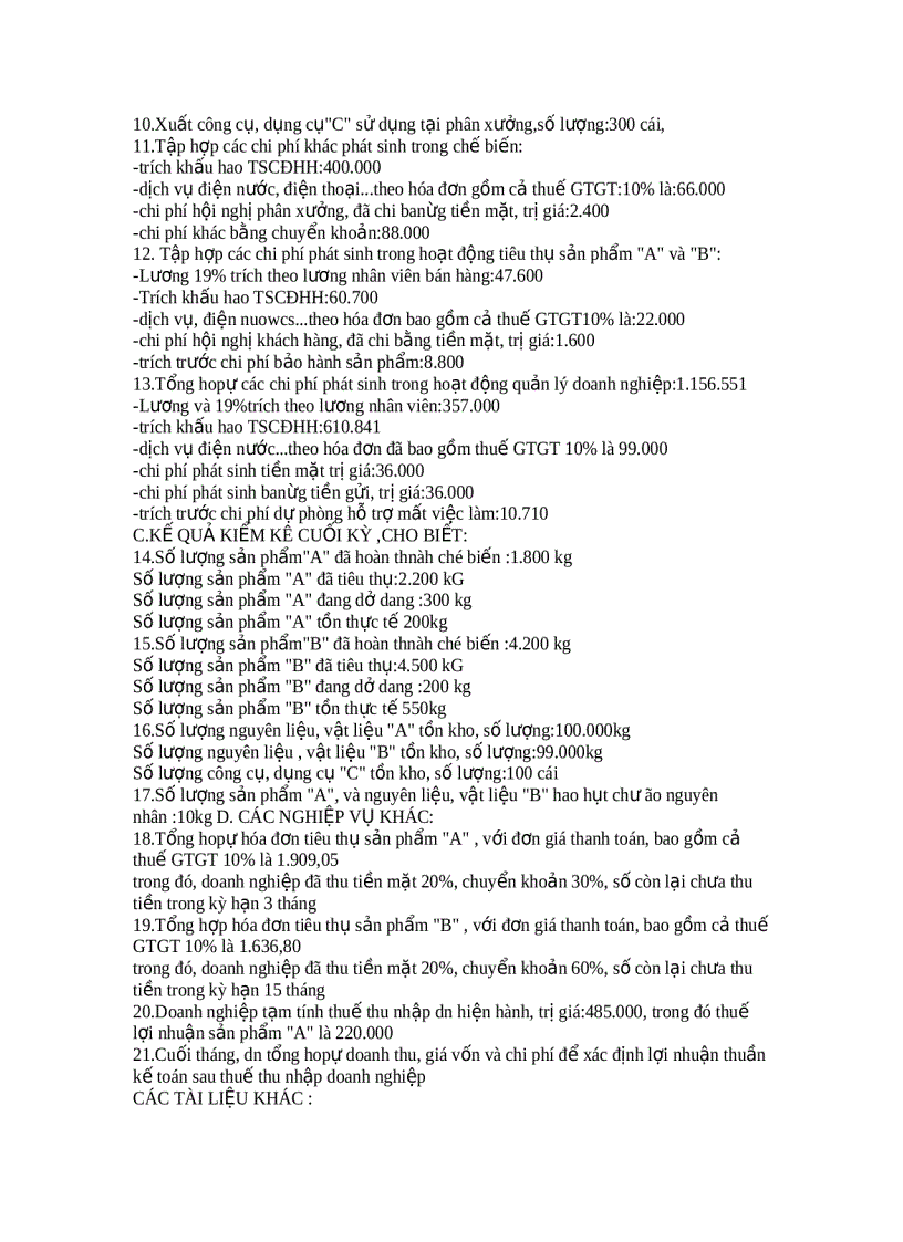 image for page Bài tập Bài giải Kế toán tài chính