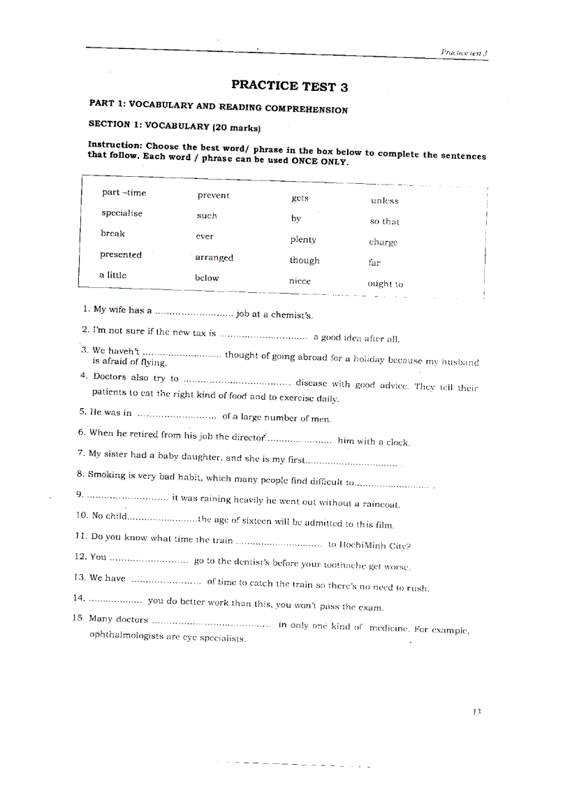 image for page Tài liệu Ôn Thi Cao Học môn Tiếng Anh