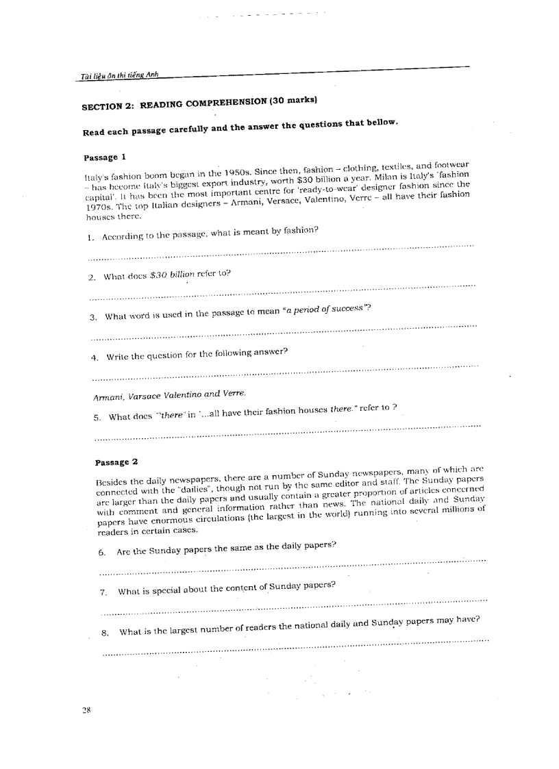 image for page Tài liệu Ôn Thi Cao Học môn Tiếng Anh